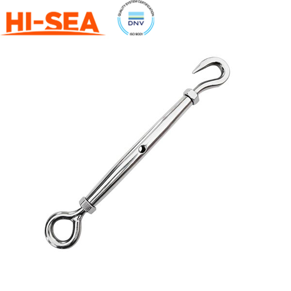 Eye & Hook Closed Body Stainless Steel Turnbuckle